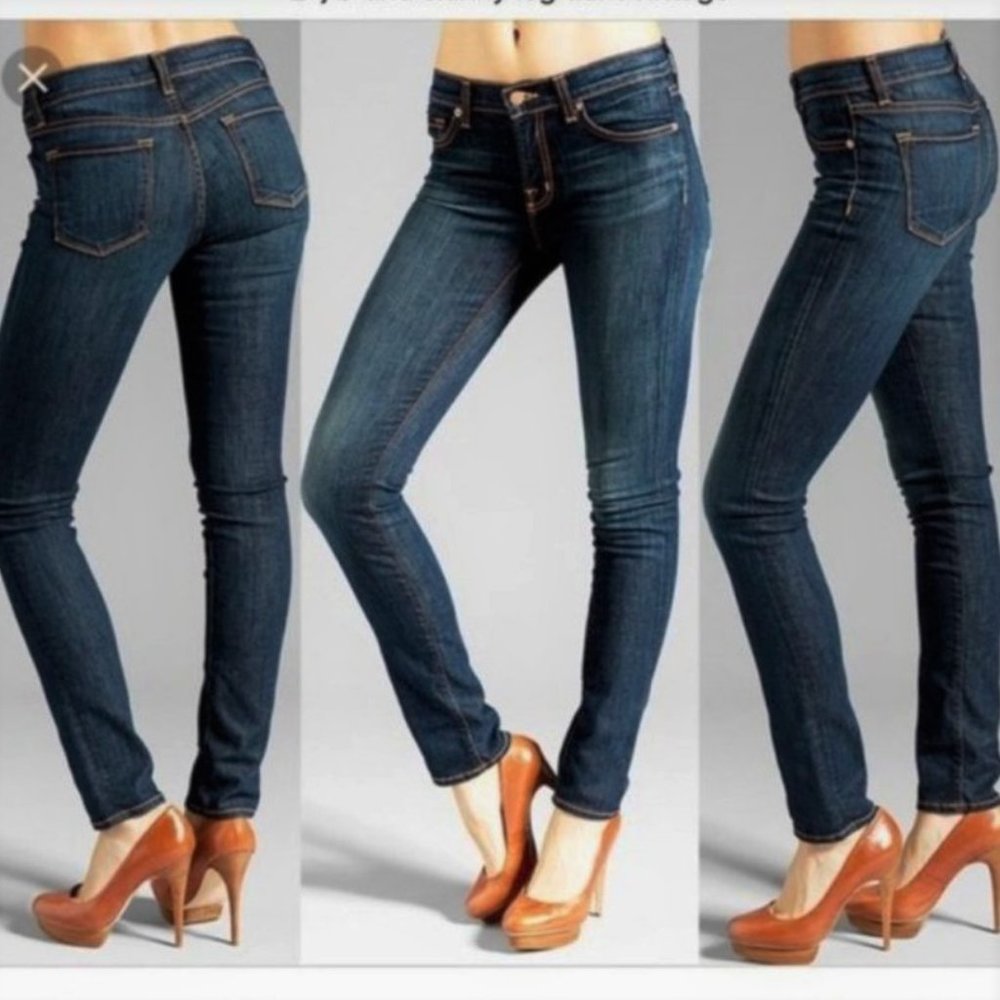 J BRAND Skinny Jeans Low Rise Jasper Dark Wash Denim Size 29